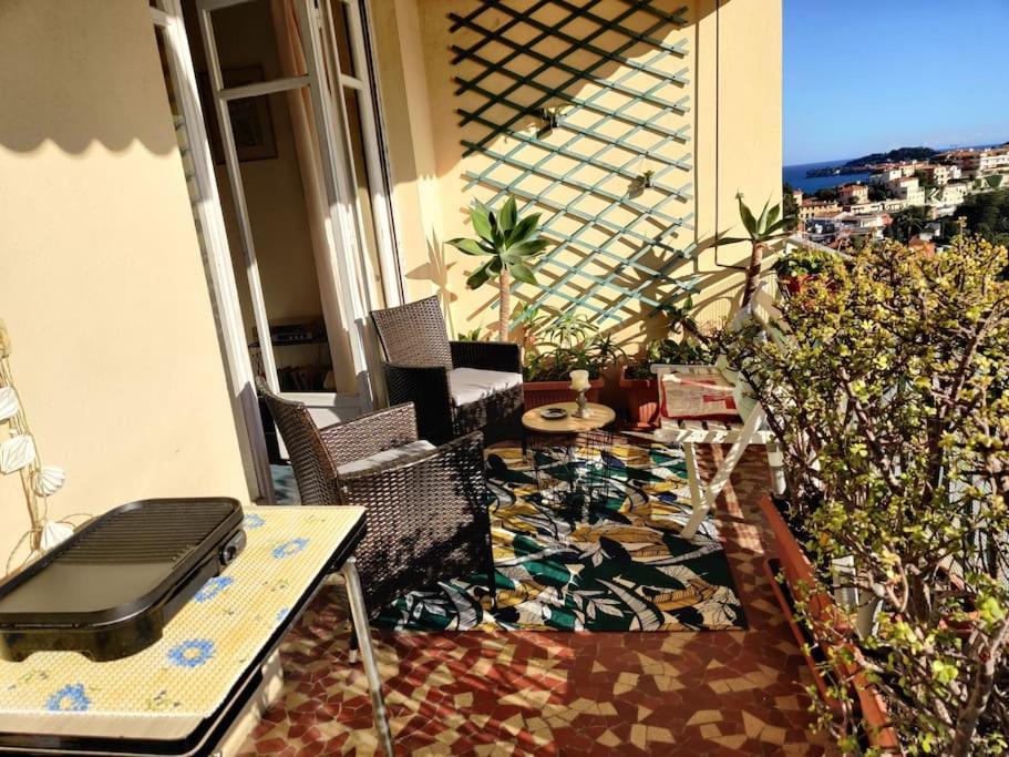 Vintage Flat On Villefranche Bay - Free Car Park Exterior photo
